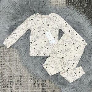 Rylee + Cru Cream Stardust Pajama Set Size 6/12 Month NEW (MSRP $48)